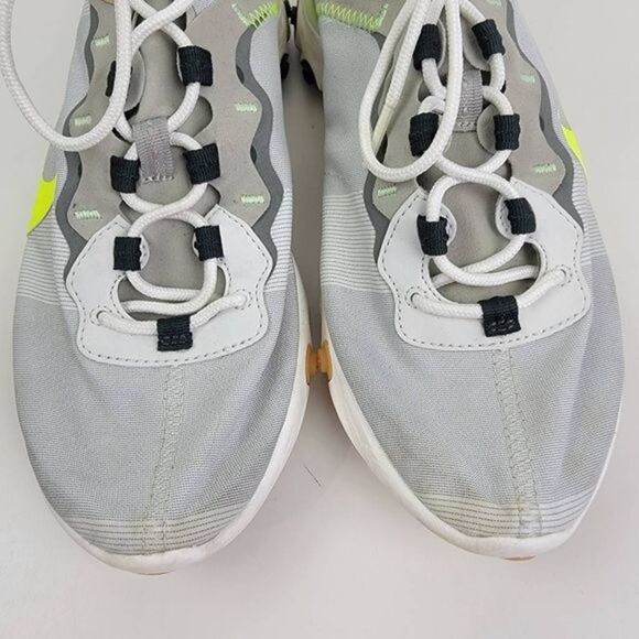 Nike Men's React Element 55 Spruce Aura Volt Athletic Sneakers Shoes Gray Size 8 - Picture 4 of 8
